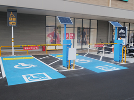 イオンモール・イオンタウン各店　単独車室ゲート（屋外駐車場）